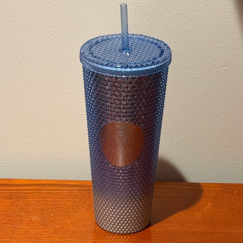 Starbucks 2023 Holiday Blue Icicle Tumbler Cup